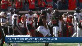 OK State holds off Texas Tech, 41-31