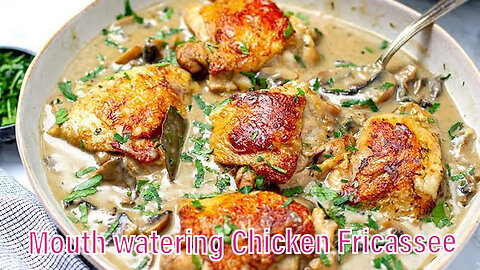 Chicken Fricassee - quick French Chicken Stew