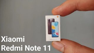 Xiaomi Redmi Note 11 miniature unboxing mini mobile