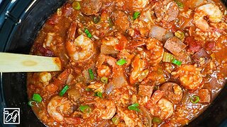 SLOW COOKER JAMBALAYA THAT WILL IMPRESS YOUR GUESTS! CC BY AB