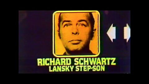 Richard Schwartz | Philly Crime Family | Detroit Crime Family | Florida | (1977)