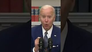 Biden EMBARRASSES Himself on Live TV Reading off Teleprompter | #shorts