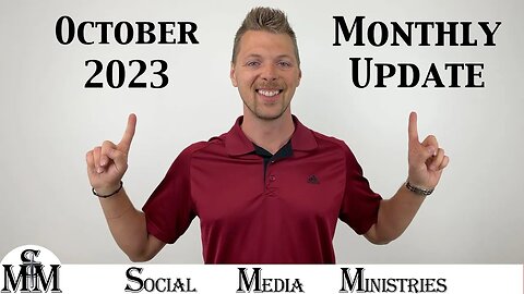 October 2023 Monthly Status Update For Social Media Ministries Progress Report