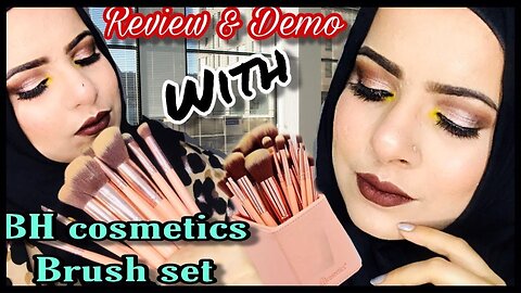 Demo and Review With BH Cosmetics Chic 14 Piece Brush Set! | [EP-13]