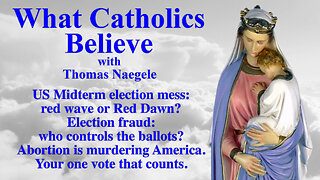 US Midterm election mess: red wave or Red Dawn? Election fraud: who controls the ballots? Abortion is murdering America. Your one vote that counts.