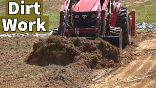 Advance Dirt Work with Tractor! DIY Greenhouse Build