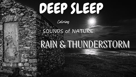 Unlock Restful Sleep: The Gentle Lullaby of Hammering Rain & Thunder