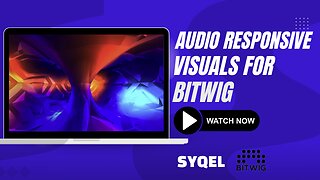 Music Visualizer for Bitwig
