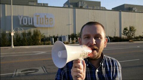 Protesting YouTube Studios, Security Harasses