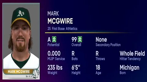Mlb The Show 22 Mark McGwire How To Create