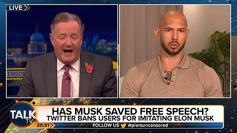 Andrew Tate RETURNS To Debate Piers Morgan on Elon Musk And Free Speech (MUST WATCH)!!