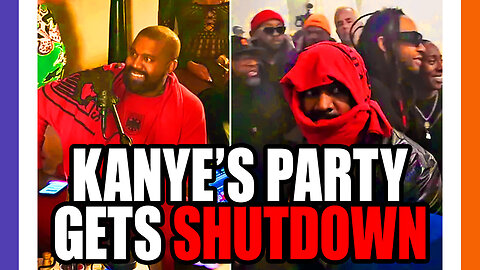 Kanye West's Party Gets Shut Down