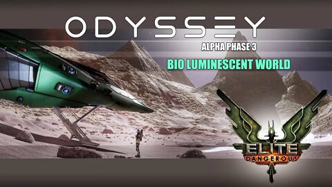 Elite Dangerous Odyssey Alpha Phase 3_ Incredible Bio Luminescent World