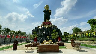 24 Meters Tall Si Hu Ha Ta at Nonthaburi Province in Thailand