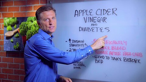 Apple Cider Vinegar and Diabetes – Dr. Berg On ACV Benefits