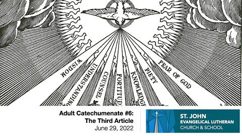 Adult Catechumenate #7 - The Third Article