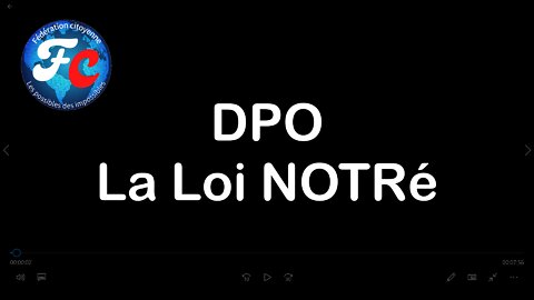 DPO - La loi NOTRé