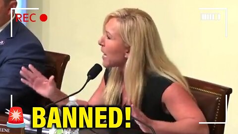 Marjorie Taylor Greene MELTS DOWN during trainwreck hearing and gets BANNED from speaking