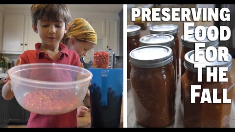 Preserving Food For The Fall/ Amazing Bulk Homemade Salsa | EP 49