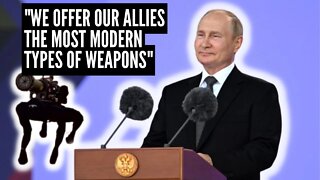 Russia Shows Off Military Tech. Putin SLAMS "Globalist Elite'. 1 MILLION RUB 'Mother Heroine' Award