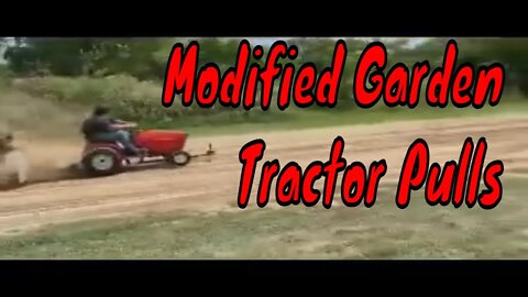 Modified Garden tractor pulls #tractorpulling #GTpulling #cub cadet tractor pulling