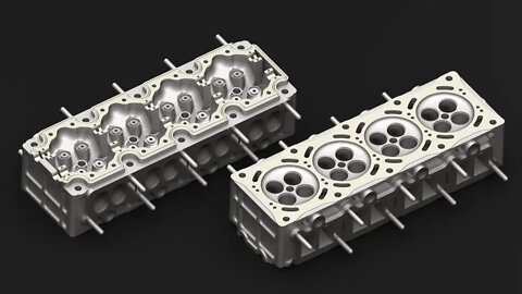 How To Make This Cylinder Head in SolidWorks |JOKO ENGINEERING|