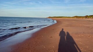 Walking Stanhope Beach PEI