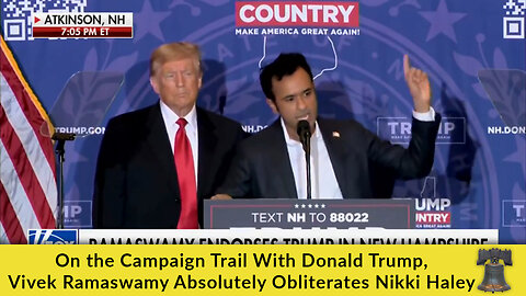 On the Campaign Trail With Donald Trump, Vivek Ramaswamy Absolutely Obliterates Nikki Haley