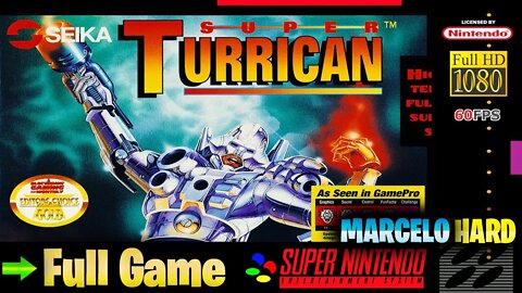 Super Turrican - Super Nintendo (Full Game Walkthrough)