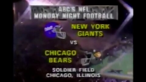 1987-09-14 New York Giants vs Chicago Bears