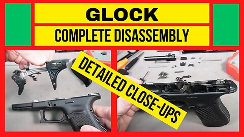 How To Completely Disassemble a Glock. Easy, Quick Step-by-Step Video