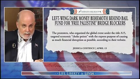 Mark Levin Exposes Dark Money Behind Anti-Israel Movement