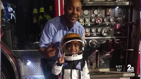 ‘It’s from my heart’: After three line of duty deaths, 7-year-old thanks fire fighters