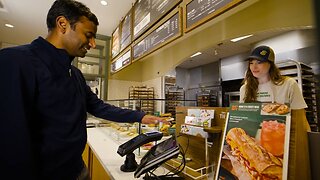 PANERA BREAD WILL USE PALM SCANNING TECHNOLOGY THAT WILL LINK CUSTOMERS HANDPRINTS TO THEIR ACCOUNTS.🕎Revelation 13;15-18 “no man might buy or sell, save he that had the mark”