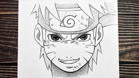 Pencil Sketching of Narutu Character | How to Draw