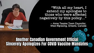 Another Canadian Government Official Sincerely Apologizes For COVID Vaccine Mandates