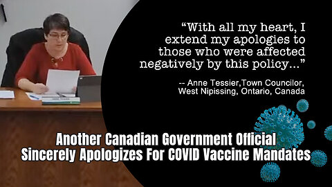 Another Canadian Government Official Sincerely Apologizes For COVID Vaccine Mandates
