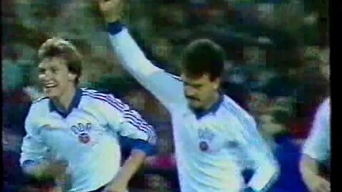 1986 FIFA World Cup Qualification - East Germany v. Yugoslavia