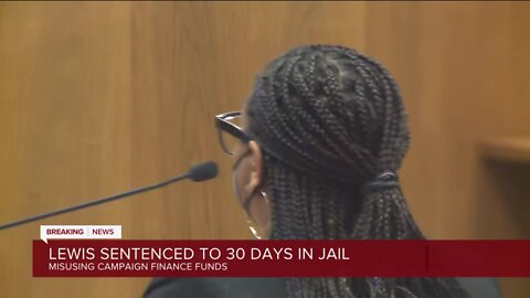 Chantia Lewis sentenced to 30 days in jail, 3 years probation