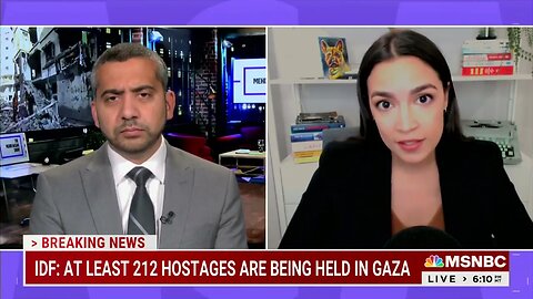 Dem Rep. Alexandria Ocasio-Cortez Memory Holes Hamas Terror Attacks: "Asymmetry Of What Is Going On"