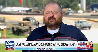 East Palestine Ohio Mayor Rips No Show Biden