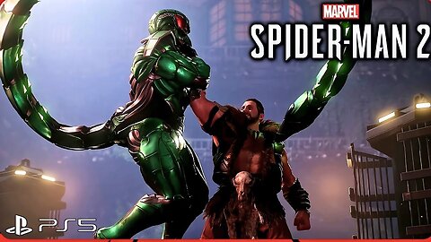kraven vs scorpion Fight Scene - Marvel's Spider-Man 2 PS5 4K HDR ULTRA HD