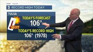 Record Heat Today, Fire Danger