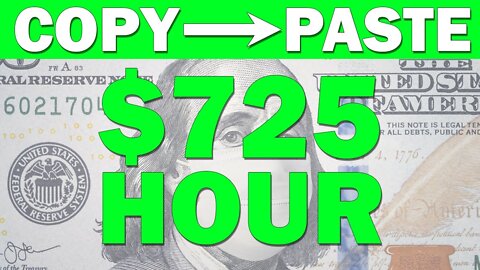 Earn $725 In 60 MINS Just Copy & Paste! NO SELLING (PayPal Money)