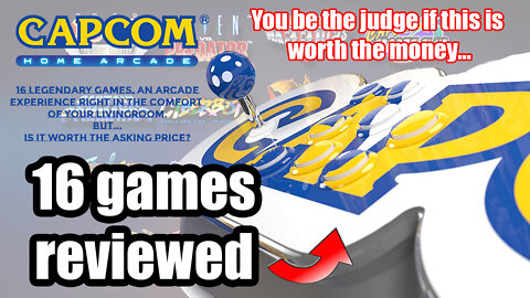 Capcom Home Arcade Plug & Play. Is it worth your hard earned money? 16 games reviewed.