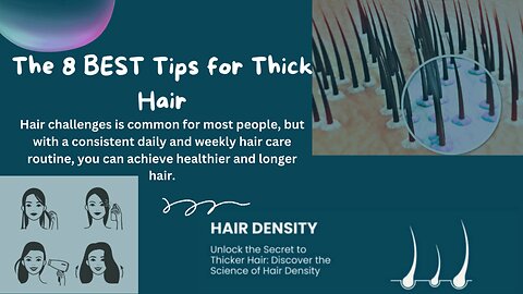The 8 BEST Tips for Thick and strong Hair