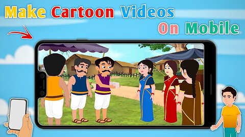 How To Make Free Cartoon Animation Videos / How To Earn On This Video
