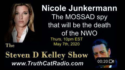 NICOLE JUNKERMANN MOSSAD Spy & Death of the NWO - NOAH's ARK, May 7th 2020, TruthCatRadio.com