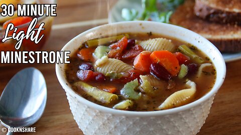 Easy Minestrone Soup Recipe in 30 Minutes - Why Not