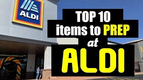 Top 10 Food Items to PREP at ALDI